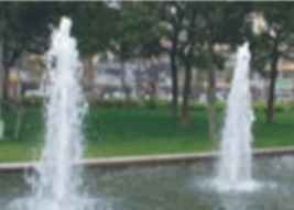 La fuente del baile del AAA Areated equipa con inyector altura del espray de 3/4" del 12m