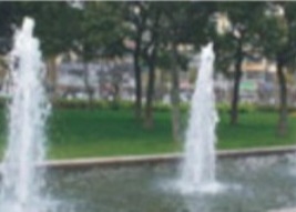La fuente mezclada del baile de la música de la trompeta del aire grande equipa con inyector 3/4" 63m/h
