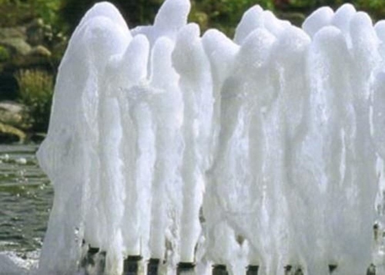 Fuente de espuma de acero inoxidable para música, fuente de estanque