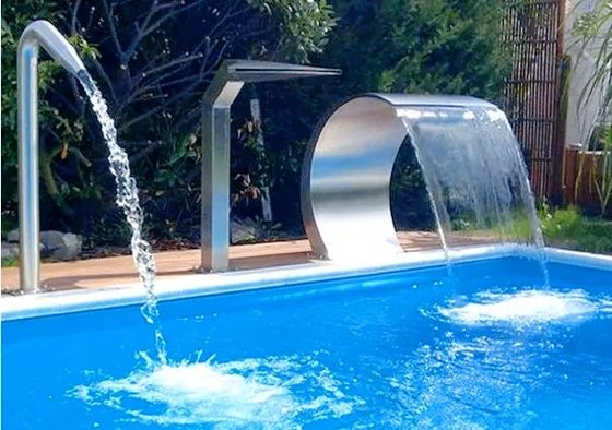 Factory Supply Swimming Pool Cascade Waterfall Fountain Pool Cascade Waterfall jet
