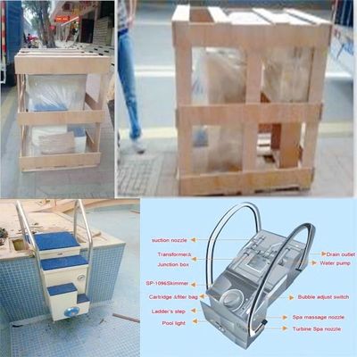 filtros de arena comerciales de la piscina de 220V 1.5HP