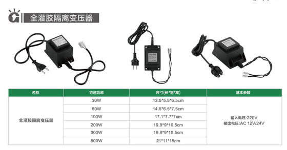 transformador impermeable eléctrico 30W
