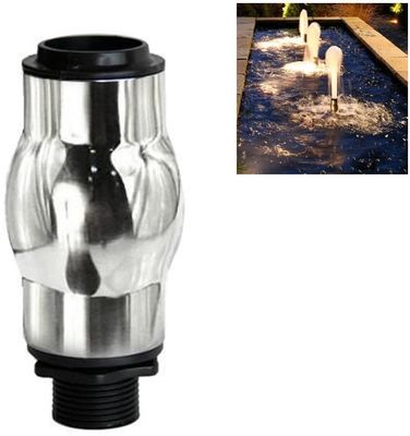 1,5" acero inoxidable y boca espumosa plástica de la fuente de agua de la espuma