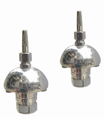 1" rotación de cobre amarillo Dragon Water Fountain Jet Nozzle 3m3/h de Chrome