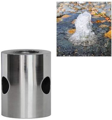 La fuente de agua de la burbuja de la taza del acero inoxidable equipa con inyector bocas de la fuente de la charca de las cabezas de espray