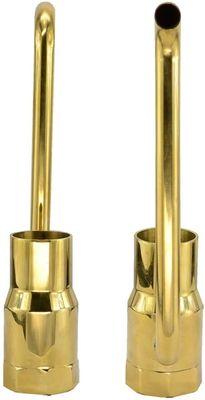 La fuente de cobre amarillo de la charca de la boca de jet de la fuente de agua de la burbuja de la taza equipa con inyector las cabezas de regadera
