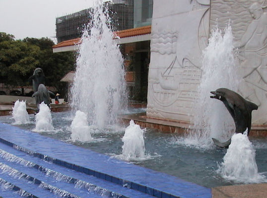 Bocas de la fuente de la charca de la boca de jet de la fuente de agua de la burbuja de la taza del acero inoxidable