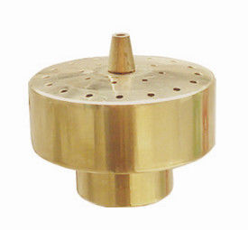 Cabezas de espray completamente de cobre amarillo de la fuente de agua de la boca de jet de la fuente de agua de las gradas del flor 3