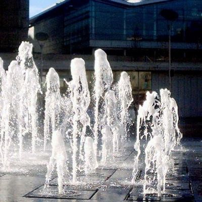 Cabezas de espray completamente de cobre amarillo de la fuente de agua de la boca de jet de la fuente de agua de Chrome Forthy