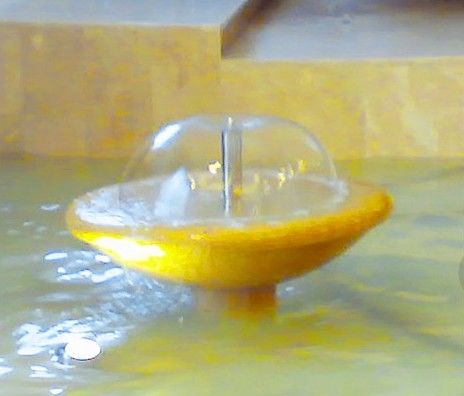 Anuncio publicitario boca de la fuente de la seta del acero inoxidable de 1,5 pulgadas