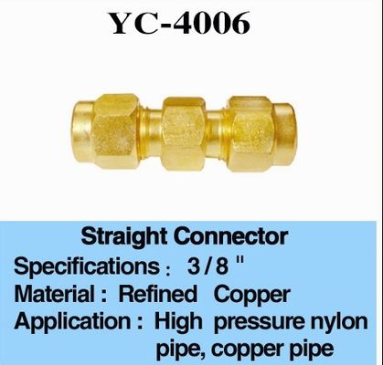 Conector de alta presión del latón 8 de la boca 3 del agua de la niebla
