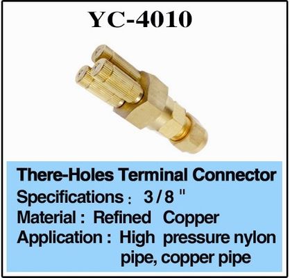 3/8" solo conector terminal para la boca de niebla de agua
