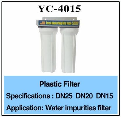 filtro de agua plástico de DN25 DN20 de 3/4" del 1/2” para la boca del agua de la niebla