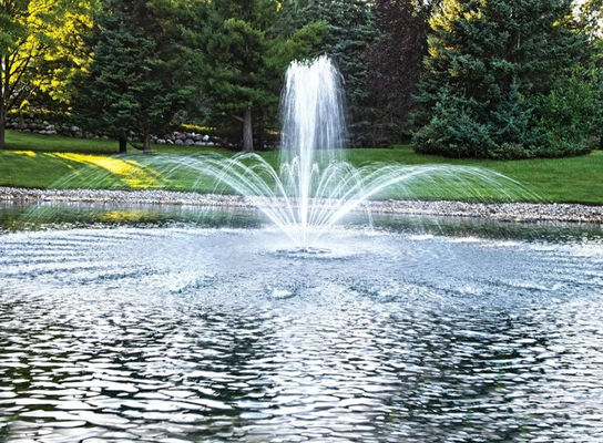 Fuente de agua del acero inoxidable del jardín 800m m del diseño gráfico