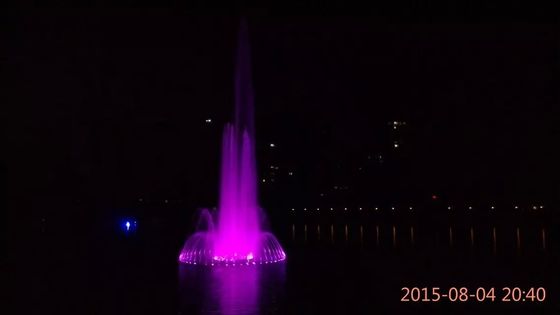 Proyecto musical al aire libre encendido colorido de la fuente SS304 del 1m