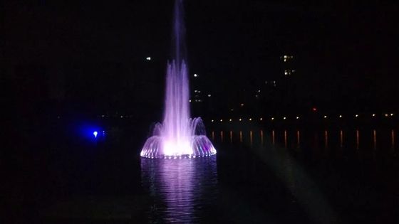 Proyecto musical al aire libre encendido colorido de la fuente SS304 del 1m