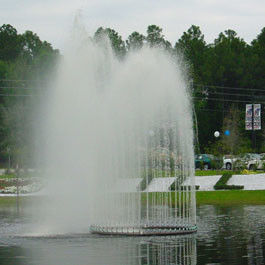 Fuente de agua flotante de la flor al aire libre del 1.5m para el lago