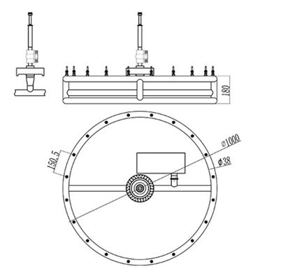 Característica de baile casera del agua de la decoración 110v el 1M