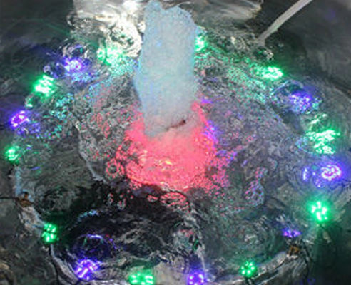 380v coloridos 3M encienden para arriba la fuente de agua