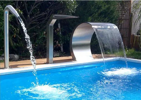 Equipo de la cascada de la piscina de los agujeros del acero inoxidable 9