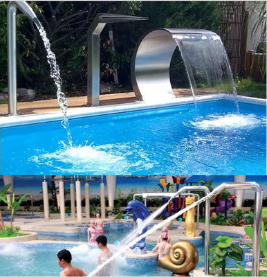 Jet de la cascada del acero inoxidable de la BV SASO de la piscina del balneario