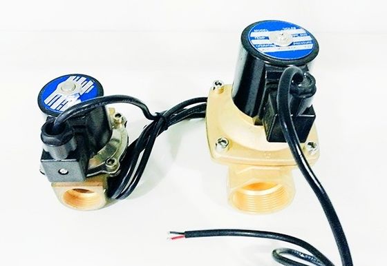 Válvula electromágnetica del agua de la prenda impermeable IP68 del latón de DN25 AC/DC