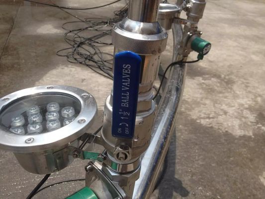 Acero inoxidable de la piscina vávula de bola del agua de 1 pulgada