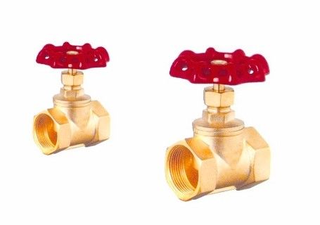 Accesorios de la fuente de la piscina del SGS válvula de puerta de cobre amarillo de 1 pulgada
