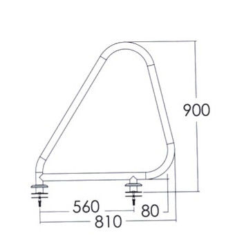 Verja desprendible pulida superficie de la piscina de la seguridad SS304
