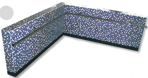 SS304 de la pared carril del gancho agarrador de la piscina derecho 1.0m m