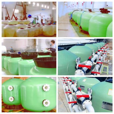 Filtros de arena comerciales superiores de la piscina del soporte 410m m