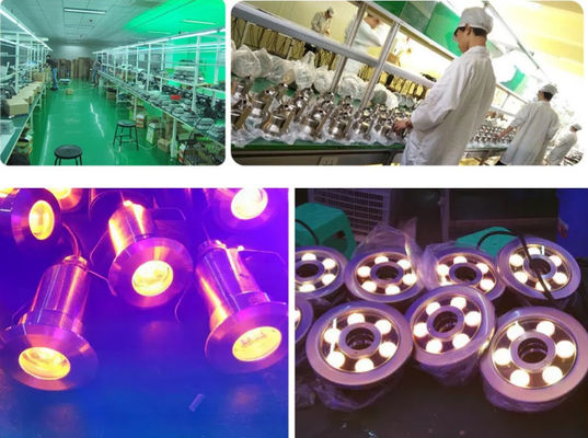 Luces LED subacuáticas impermeables de IP68 24V 50W
