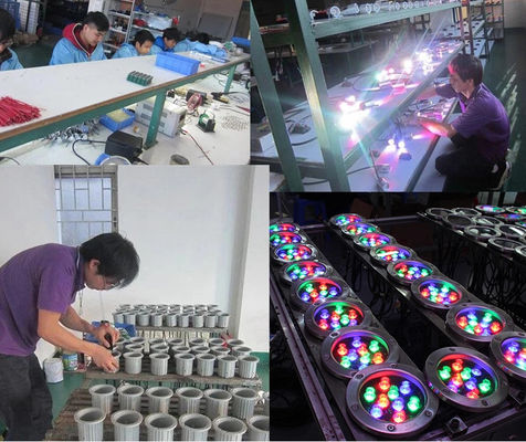 50000 horas de 145m m 12V 9W de luces subacuáticas de la fuente