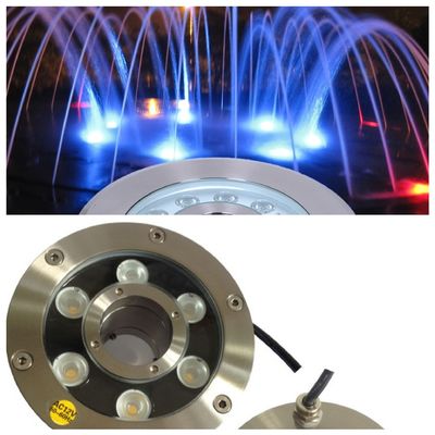 50000 horas de 145m m 12V 9W de luces subacuáticas de la fuente