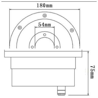 15W luces de la fuente de la prenda impermeable de la charca IP68