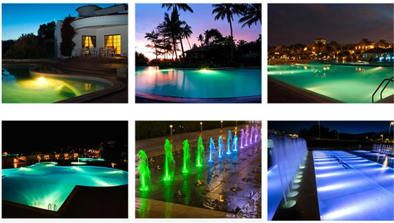 9W llevó luces subacuáticas de la piscina
