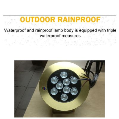9W llevó luces subacuáticas de la piscina