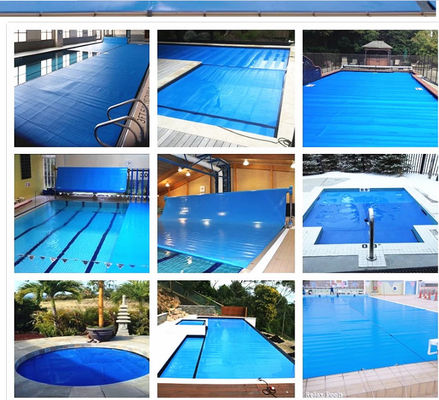 Tipo cubierta de la burbuja de la piscina del manual de IP68 4m m con el rodillo
