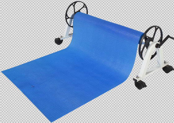 Tipo cubierta de la burbuja de la piscina del manual de IP68 4m m con el rodillo