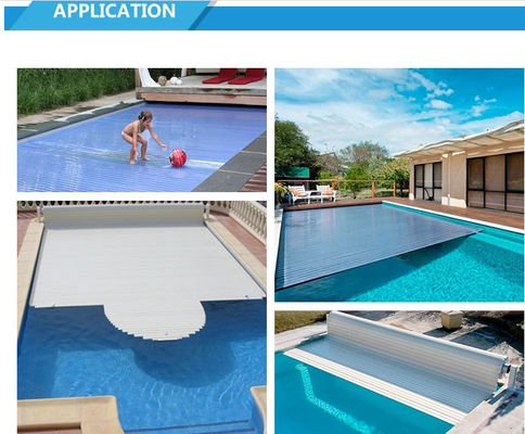 Cubierta automática de la piscina de la PC los 8X4M con un rodillo