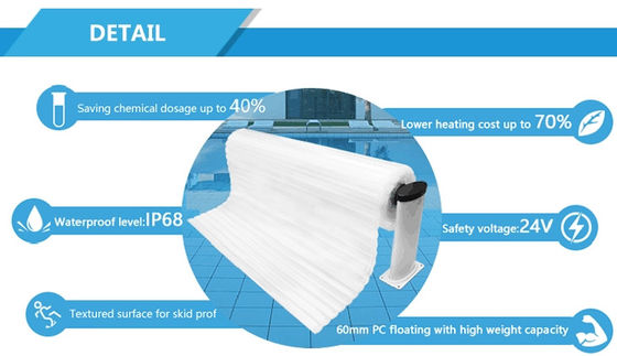 IP68 24V los 8X4M automáticos sobre las cubiertas de tierra de la piscina