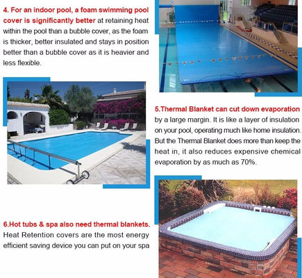 Cubiertas de seguridad subterráneos de la piscina de la espuma 4m m Inground de Xpe