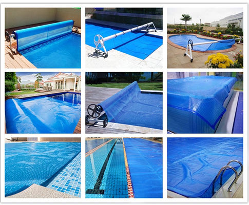 PE los 2.5×50m cubierta solar de la piscina de 400 micrones