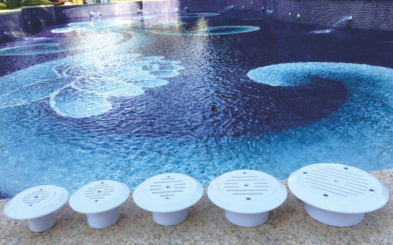 3 pulgadas colocaciones de la succión de la pared de la piscina de 4 pulgadas