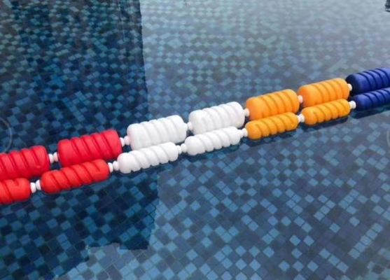 Cuerdas del carril de la piscina de la prueba los 25m del rasguño de la forma de Spirality