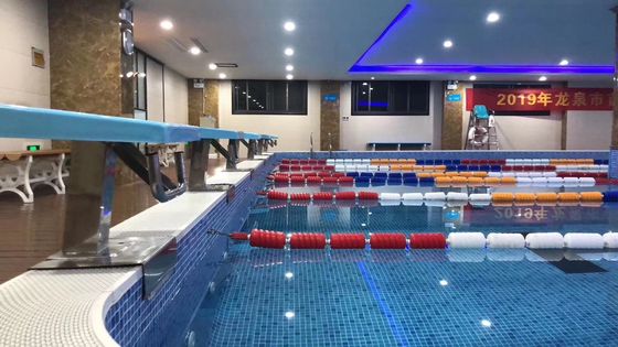 Cuerdas del carril de la piscina de la prueba los 25m del rasguño de la forma de Spirality