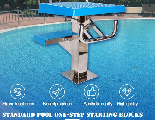 2 bloque el comenzar de la piscina del acero inoxidable 500m m de los pasos