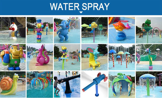 Tobogán acuático ULTRAVIOLETA anti de la ballena de la fibra de vidrio del equipo del parque del agua de los niños