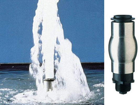 1" fuente de agua espumosa plástica de acero inoxidable de la espuma Jet Nozzle