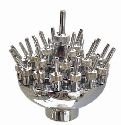 2" accesorios de cobre amarillo de Chrome Jet Spray Nozzles Pool Fountain